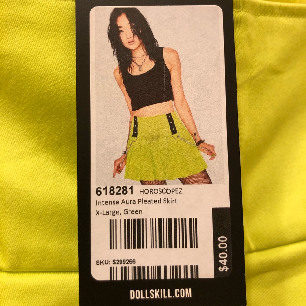 Dolls Kill Horoscopez Intense Aura Pleated Skirt